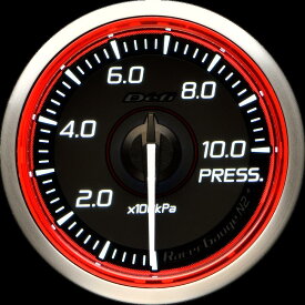 Defi(デフィ) RacerGauge N2Plus φ52 圧力計(PRESS) 【レッドモデル】 品番：DF19202