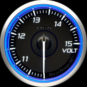 Defi(デフィ) RacerGauge N2Plus φ60 電圧計(VOLT) 【ブルーモデル】 品番:DF19801