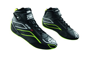 OMP ONE-S SHOE ブラック/フルオイエロー【サイズ 43】(レーシングシューズ) 品番:IC0-0822-A01-178-43