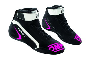 OMP FIRST SHOE ブラック/フューシャ【サイズ 42】(レーシングシューズ) 品番:IC0-0824-A01-277-42