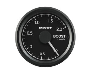 Pivot(ピボット) GT GAUGE-52 ブースト計 φ52 【ホワイト照明】 品番:GSB-5
