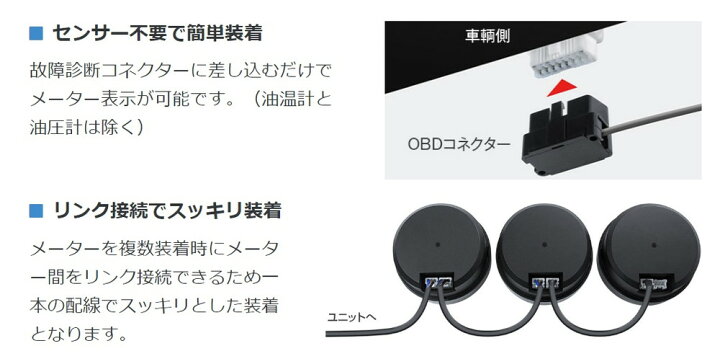 楽天市場】Pivot(ピボット) LINK GAUGE-X 3連メーター+ユニットセット 