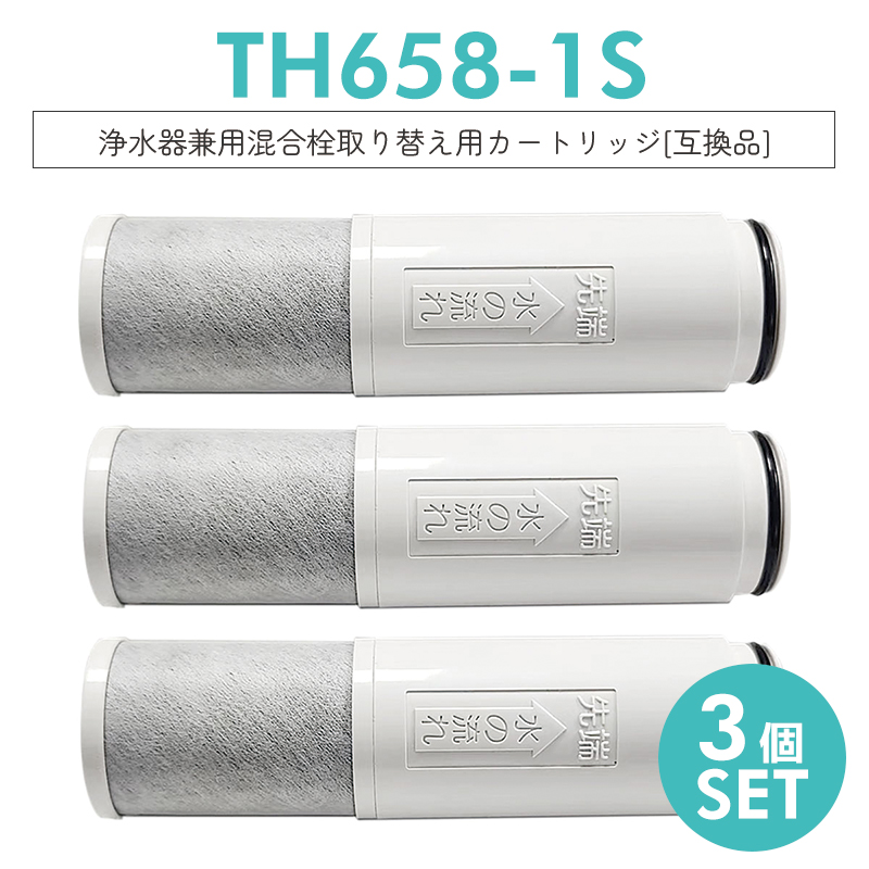 楽天市場】【送料無料】TH658-1S 浄水器 カートリッジ（TH658-1S