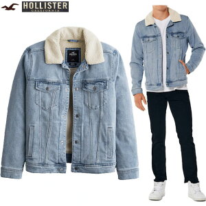 �z���X�^�[ �f�j�� �W���P�b�g ���K�i HOLLISTER �����Y �f�j���{�A�W���P�b�g �㎿ �X�g���b�` �E�H�b�V���f�j�� �{�A���n ���� �{�A�� �w�r�[�E�F�C�g�A�E�^�[ �A���J�W �傫���T�C�Y �yL|XL| 