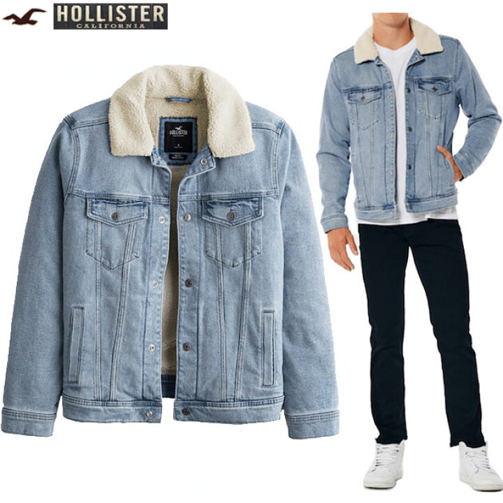 楽天市場】ホリスター デニム ボアジャケット 正規品 メンズ 【L|XXL 