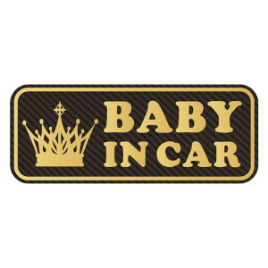 yubNJ[{ }OlbgorXebJ[zBABY IN CAR/KIDS IN CAR/CHILD IN CAR bvtB@1080-CF12  CROWN ԂĂ܂ ԂV[ xr[ V[ h  xr[CJ[y