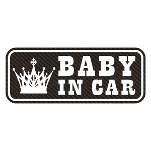 yubNJ[{ }OlbgorXebJ[zBABY IN CAR/KIDS IN CAR/CHILD IN CAR bvtB@1080-CF12  CROWN ԂĂ܂ ԂV[ xr[ V[ h  xr[CJ[y