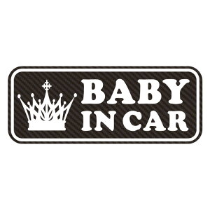 yubNJ[{ }OlbgorXebJ[zBABY IN CAR/KIDS IN CAR/CHILD IN CAR bvtB@1080-CF12  CROWN ԂĂ܂ ԂV[ xr[ V[ h  xr[CJ[y