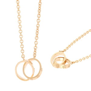�J���e�B�G LOVE NECKLACE �y���_���g ���f�B�[�X K18�s���N�S�[���h B7212300 �y���s�A���i�z