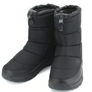 ザ・ノース・フェイス THE NORTH FACE ヌプシ ブーティ ウォータープルーフ VII Nuptse Bootie WP VII スノーブーツ シューズ 靴 NF52272 ユニセックス 国内正規品 ウィンターブーツ ブラック リサイクル