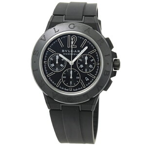 ブルガリ BVLGARI 時計 ウォッチ メンズ ディアゴノ マグネシウム クロノグラフ DIAGONO MAGNESIUM DG42BSMCVDCH ブラック文字盤 腕時計 男性 【並行輸入品】