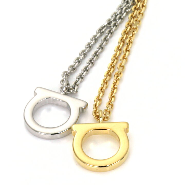 楽天市場】フェラガモ ネックレス ガンチーニペンダント 76 0133  