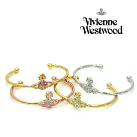 ヴィヴィアンウエストウッド VivienneWestWood バングル ブレスレット グレースバスレリーフ 61010007 アクセサリー 女性 レディース ワンポイント イエローゴールド シルバー ピンクゴールド クリスタル オーブ 【並行輸入品】