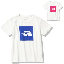 ノースフェイス THE NORTH FACE ショートスリーブスモールスクエアロゴティー S/S Colored Square Logo Tee 半袖Tシャツ NTJ32361 キッズ ジュニア 国内正規品 オーガニックコットン リサイクルポリエステル 柔らか UV対策