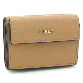 フルラ FURLA 三つ折りダブルホック財布 コンパクトウォレット バビロン BABYLON S COMPACT WALLET TRIFOLD PCY9UNO B30000 サフィアーノレザー 型押し 本革 コンパクト ミニ財布 シンプル エレガント メタルロゴ レディース