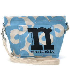 マリメッコ marimekko バッグ ショルダーバッグ MONO MINI CROSSBODY UNIKKO 091969 ミニサイズ コットンキャンバス地 北欧 ナチュラル コットン×ブルー レディース