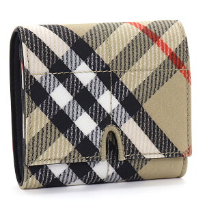 新品貴重】Burberry 折りたたみ財布 チェック バーバリー(BURBERRY