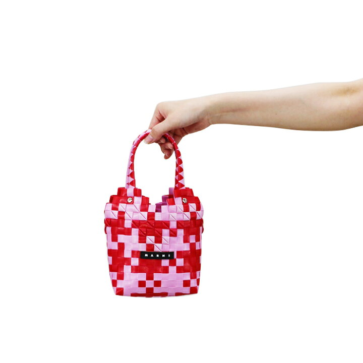 楽天市場】マルニ MARNI バッグ かごバッグ ハンドバッグ ダイヤモンド  