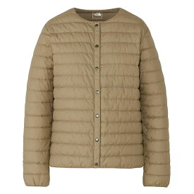 ノースフェイス THE NORTH FACE ウィンドストッパーゼファーシェルカーディガン WS Zepher Shell Cardigan ダウンジャケット ミディアム丈 軽量 防風 透湿性 はっ水 GORE-TEX 襟無し インナーダウン