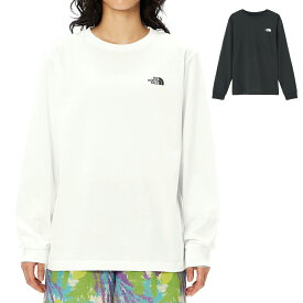 ノースフェイス THE NORTH FACE ロングスリーブバックスクエアロゴティー L/S Back Square Logo Tee 長袖Tシャツ NTW32442 レディース 国内正規品 速乾性 リサイクルポリエステル コットン ニット素材 ロゴ 静電ケア