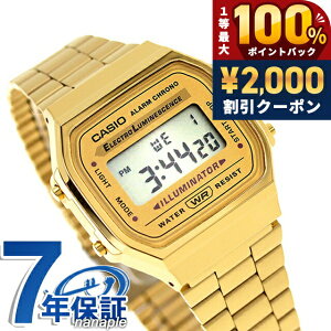 �_5/15���聚2000�~OFF+100%�Ҍ�+�ő�51�{�^ �J�V�I CASIO A168WG-9W ���B���e�[�W �C�O���f�� �����Y �r���v �J�V�I casio �f�W�^�� �S�[���h �u�����h ������� �h�� �v���[���g �j�� ���p�I