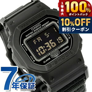 �_5/20���聚10%OFF+100%�Ҍ�+�ő�43�{�^ g�V���b�N �W�[�V���b�N 5600 G-SHOCK NEW CLOTH BAND�V���[�Y �N�H�[�c �d�r�� DW-5600MNC-1 �����Y �r���v �u�����h �J�V�I casio �f�W�^�� �u���b�N �� ������� �h��