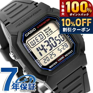 �_5/20���聚10%OFF+100%�Ҍ�+�ő�43�{�^ �J�V�I �r���v �`�[�v�J�V�I �X�g�b�v�E�H�b�` W-800H-1AVDF CASIO �u���b�N �`�v�J�V ���v ������� �f�W�^�� �w��