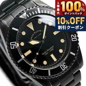 �_7/1�����A�c��10%OFF+�ő�100%�Ҍ��^ ���@�[�O�E�H�b�` �u���b�N �T�u 40mm �����Y �r���v BS-L-001-SB VAGUE WATCH Co. ���v �u�����h ������� �h�� �v���[���g �j�� ���p�I