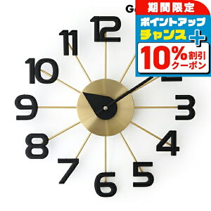 �_10%OFF�N�[�|�����ő�43�{�^ �W���[�W �l���\�� �t�F���X �E�H�[�� �N���b�N �N�H�[�c �d�r�� �N���b�N �u�����h George Nelson GN41167MB �A�i���O �u���b�N �S�[���h ��