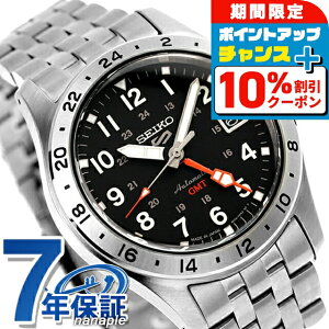 _10%OFFN[|2110܂Ł^ ZCR[5 X|[c tB[h GMT X|[c X^C  rv Y Seiko 5 Sports Field Series SBSC011 AiO ubN  { uh  h