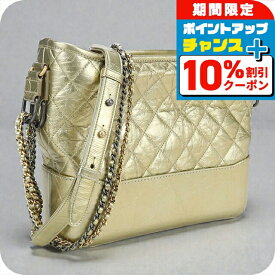 ＼全品10%OFF+さらに3倍★1/18限定／【中古】 シャネル ショルダーバッグ レディース ブランド CHANEL ガブリエル ドゥ　シャネル チェーン レザー A93824 ゴールド バッグ 斜めがけ 高級 おしゃれ プレゼント 女性 実用的 かわいい