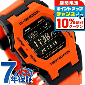 ＼10%割引クーポン＆さらに+3倍★7/18限定／ gショック ジーショック G-SHOCK クォーツ 電池式 GD-B500FL-4 デジタル GD-B500シリーズ Bluetooth メンズ 腕時計 カシオ casio デジタル ブラック オレンジ 黒 ブランド おしゃれ 防水 軽い プレゼント 男性 実用的