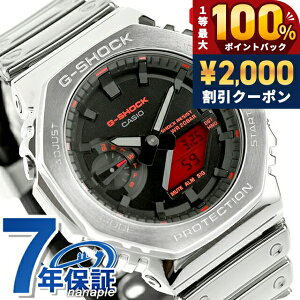 �_6/5�͒����A�c�����b�L�[DAY�^ g�V���b�N �W�[�V���b�N 2100 G-SHOCK FINE METALLIC SERIES ANALOG-DIGITAL 2100 Series �N�H�[�c �d�r�� GM-2100YRA-8A �����Y �r���v �u�����h �J�V�I casio �A�i�f�W �u���b�N �� ��