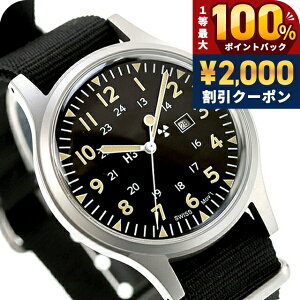 �_25���͌��A�c�������b�L�[DAY�^ �i�o���E�H�b�` Naval military watch US Army Type �N�H�[�c �d�r�� �r���v �u�����h �����Y NAVAL WATCH Mil-01B-BK �A�i���O �u���b�N �� ������� �h�� �v���[���g �j�� ��