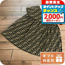 ＼2000円OFF+さらに12倍★12/10限定／ 子供服 キッズ 女の子 男の子 高級 ブランド 出産祝い ギフト おしゃれ フェンディ ワンピース ベビー FENDI イタリア BFB340 ブラウン系 ファッション 選べるモデル