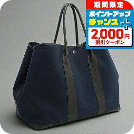 ＼2000円OFF+全品5倍★8/10限定／【中古】 エルメス トートバッグ レディース ブランド ガーデンパーティGM HE93351 ネイビー バッグ 軽量 手提げ 高級 おしゃれ プレゼント 女性 実用的 かわいい