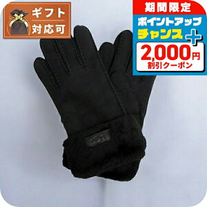 �_2000�~OFF+�����9�{��23��20���`�^ �A�O UGG Turn Cuff Glove ��� 17369-BLK ���f�B�[�X S �V�[�v�X�L�� �u���b�N ���