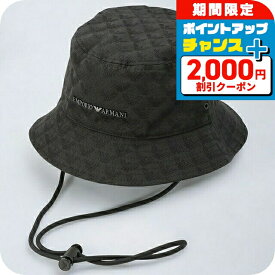 ＼全品2000円OFF＋さらに9倍／ エンポリオ・アルマーニ ハット レディース ブランド EMPORIO ARMANI 627871CC986 00020 L XL ブラック