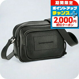 ＼全品2000円OFF＋さらに9倍／ エンポリオ・アルマーニ ショルダーバッグ メンズ EMPORIO ARMANI Y4M364Y068E 80001 ブラック 斜めがけ ブランド 高級 おしゃれ プレゼント 男性 実用的 かっこいい