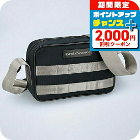 ＼全品2000円OFF＋さらに9倍／ エンポリオ・アルマーニ ショルダーバッグ メンズ EMPORIO ARMANI Y4M384Y200V 80033 ネイビー／シルバー 斜めがけ ブランド 高級 おしゃれ プレゼント 男性 実用的 かっこいい