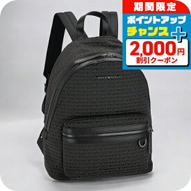＼全品2000円OFF＋さらに9倍／ エンポリオ・アルマーニ バックパック メンズ EMPORIO ARMANI EM001209-AF13823 ブラック 旅行カバン ブランド 高級 おしゃれ プレゼント 男性 実用的 かっこいい