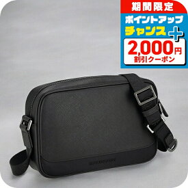 ＼全品2000円OFF＋さらに9倍／ エンポリオ・アルマーニ ショルダーバッグ メンズ EMPORIO ARMANI EM001783-AF13670 ブラック 斜めがけ ブランド 高級 おしゃれ プレゼント 男性 実用的 かっこいい