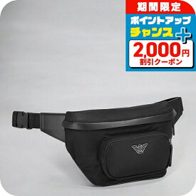 ＼全品2000円OFF＋さらに9倍／ エンポリオ・アルマーニ ボディバッグ メンズ ブランド EMPORIO ARMANI EM001805-AF13454 ブラック