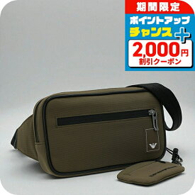 ＼全品2000円OFF＋さらに9倍／ エンポリオ・アルマーニ ボディバッグ メンズ ブランド EMPORIO ARMANI EM000088-AF13841 カーキ