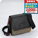 ＼クーポン利用で29820円★さらに+9倍／ コーチ ショルダーバッグ メッセンジャーバッグ メンズ アウトレット ブランド COACH CE534 QBV1R カーキ/ブラックマルチ ブラウン 斜めがけ 高級 おしゃれ プレゼント 男性 実用的 かっこいい