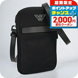 ＼全品2000円OFF＋さらに9倍／ エンポリオ・アルマーニ ショルダーバッグ メンズ EMPORIO ARMANI Y4R507Y217J 80001 ブラック 斜めがけ ブランド 高級 おしゃれ プレゼント 男性 実用的 かっこいい