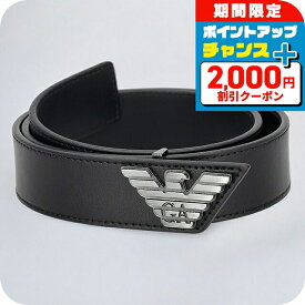 ＼全品2000円OFF＋さらに9倍／ エンポリオ・アルマーニ ベルト メンズ レディース ブランド EMPORIO ARMANI Y4S614YQ40I 80001 85 ブラック