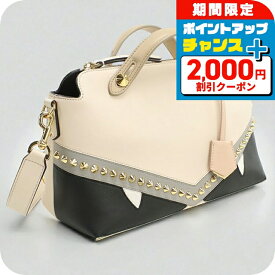 ＼2000円OFFクーポン+さらに9倍／【中古】 フェンディ ハンドバッグ レディース ブランド FENDI バグズ モンスターアイ バイ ザ ウェイ ミディアム 8BL124 A1FV ベージュ バッグ 軽量 小さめ 手提げ 高級 おしゃれ プレゼント 女性 実用的 かわいい