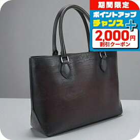 ＼全品2000円OFF＋さらに9倍／【中古】 ベルルッティ トートバッグ メンズ ブランド BERLUTI スクリット トゥジュール レザー ブラウン バッグ 軽量 手提げ ブランド 高級 おしゃれ プレゼント 男性 実用的 かっこいい