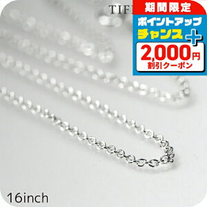 �_�S�i2000�~OFF�{�����9�{�^ �e�B�t�@�j�[ �l�b�N���X ���f�B�[�X �u�����h TIFFANY&Co. 16inch 33636431 �V���o�[ �A�N�Z�T���[